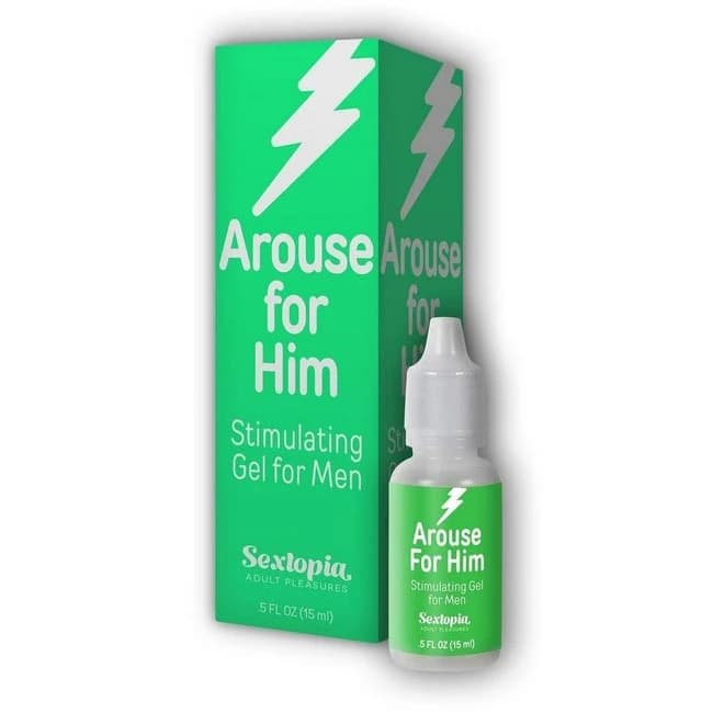 Arouse for Him Stimulating Gel .5 Oz Bottle - Image 1