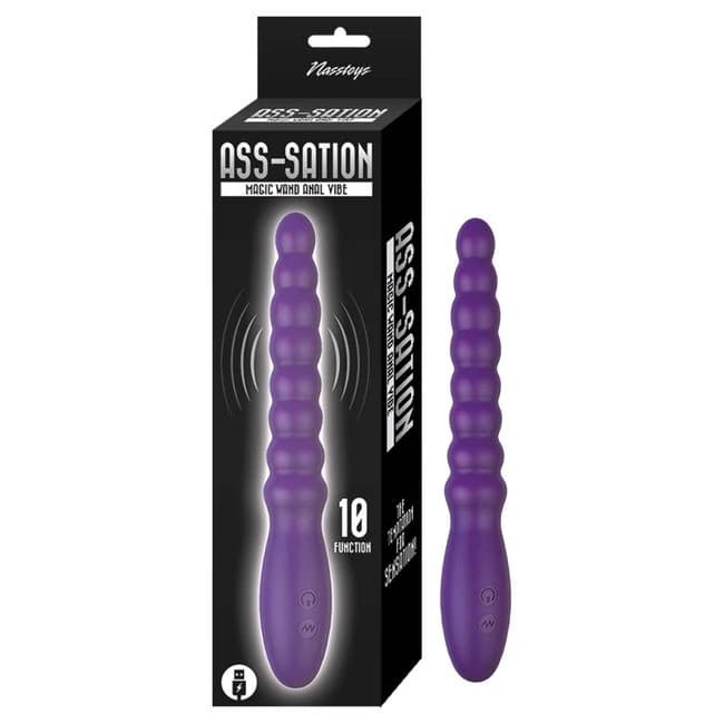 Ass Sation Magic Wand Anal Vibe-purple - Image 1