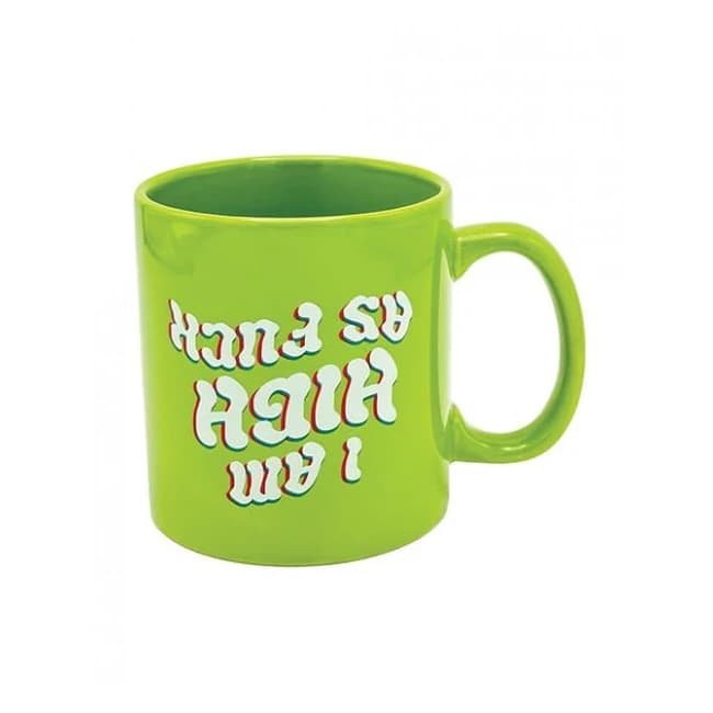 Attitude Mug High as Fuck - 12 Oz - Image 1