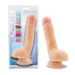 Au Natural 9 Sensa Feel Dildo Beige ", image 5