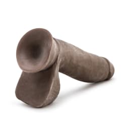 Au Naturel 7 Dildo w/ Balls Chocolate ", image 4