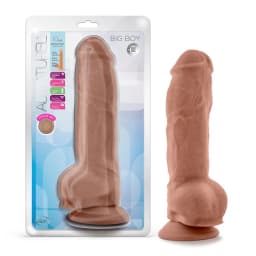 Au Naturel Big Boy 10 Dildo Mocha ", image 1