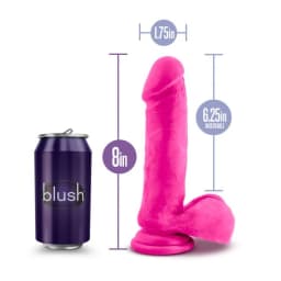 Au Naturel Bold Hero 8 in Dildo Pink, image 6