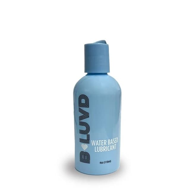 B-luvd Water Based Lubricant Blue 4oz - Image 1