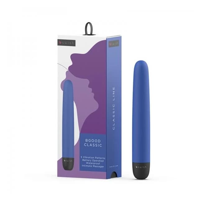 B Swish Bgood Classic Vibrator Denim Blue - Image 1