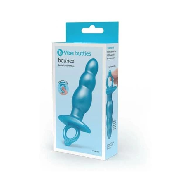 B-vibe Butties Bounce Beaded Silicone Plug - Image 1