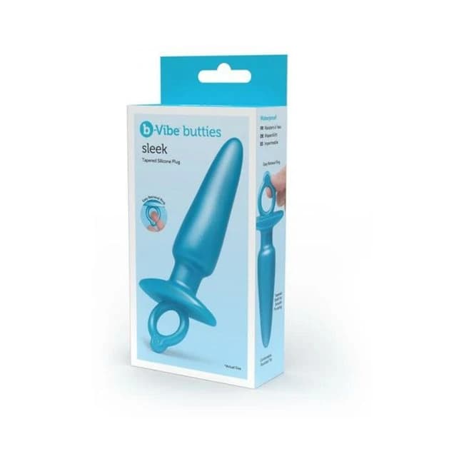 B-vibe Butties Sleek Tapered Silicone Plug - Image 1