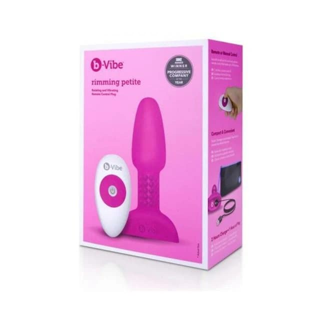 B-vibe Rimming Petite Fuchsia - Image 1