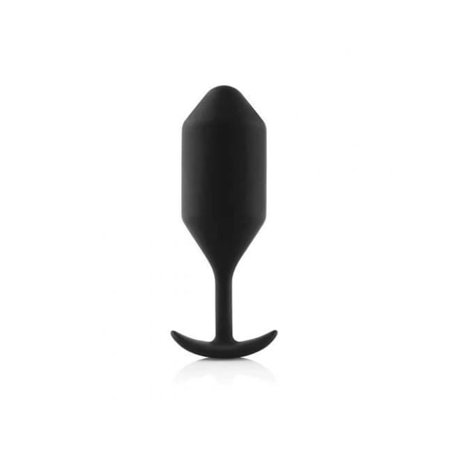 B-vibe Snug Plug 4 Black 9oz Weight - Image 1