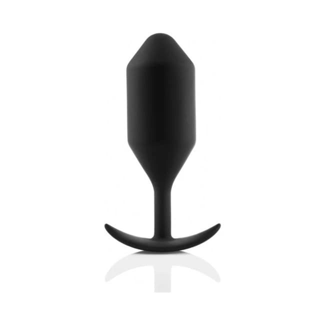 B-vibe Snug Plug 5 Black Large Butt Plug - Image 1