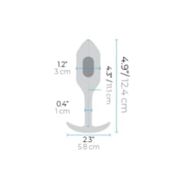 B-Vibe Snug Plug Vibrating, image 3