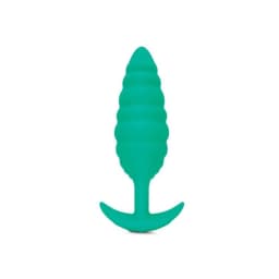 B-Vibe Twist Texture Plug Green, image 1