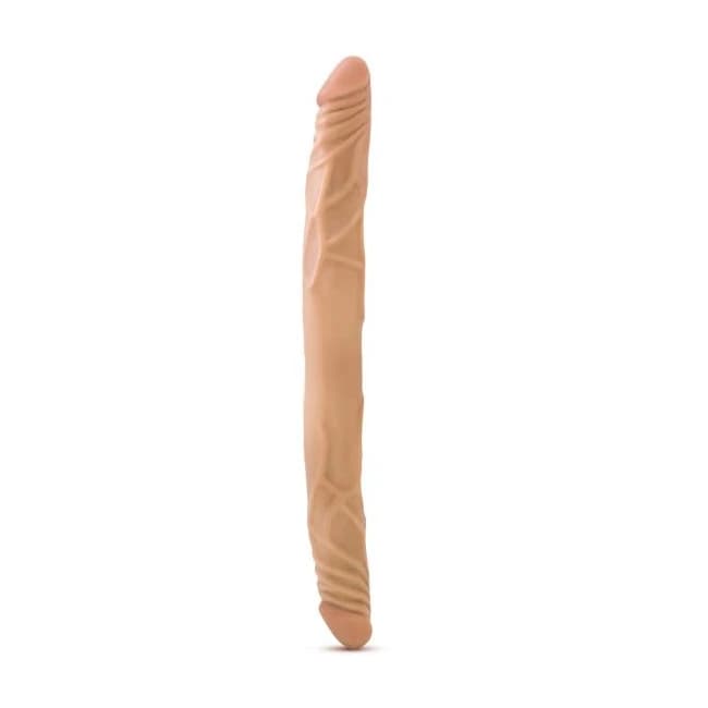 B Yours 14 Double Dildo - Tan - Image 1