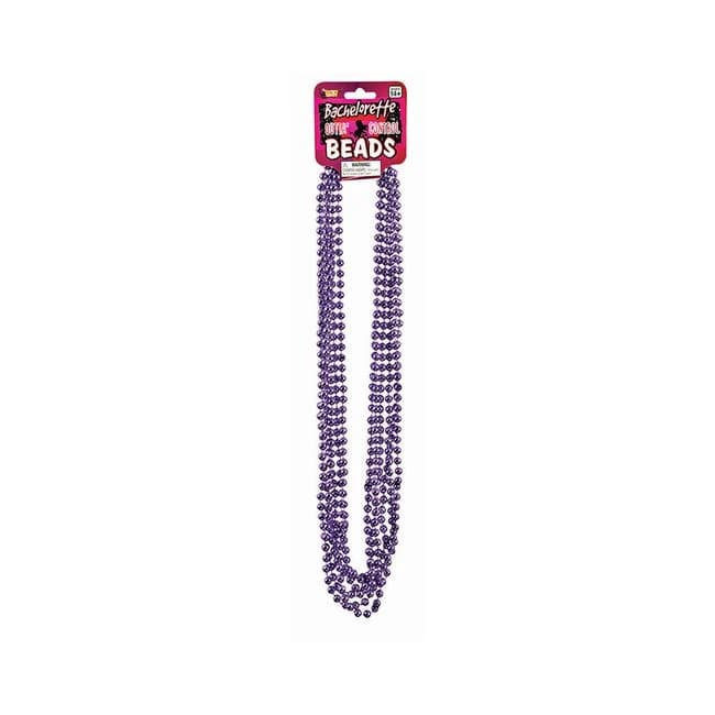 Bachelorette Beads Purple 6 Package - Image 1