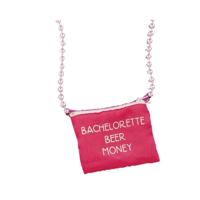 Bachelorette Beer Money Necklace - Image 1
