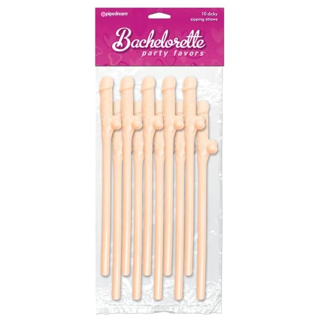 Bachelorette Dicky Sipping Straws - Image 1
