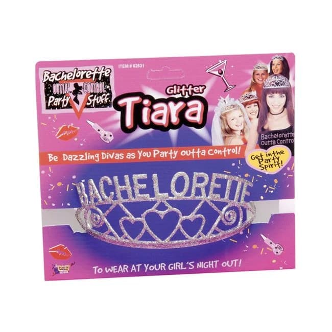 Bachelorette Glitter Tiara - Image 1