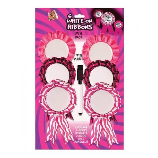 Bachelorette Outta Control Write on Ribbons - Image 1