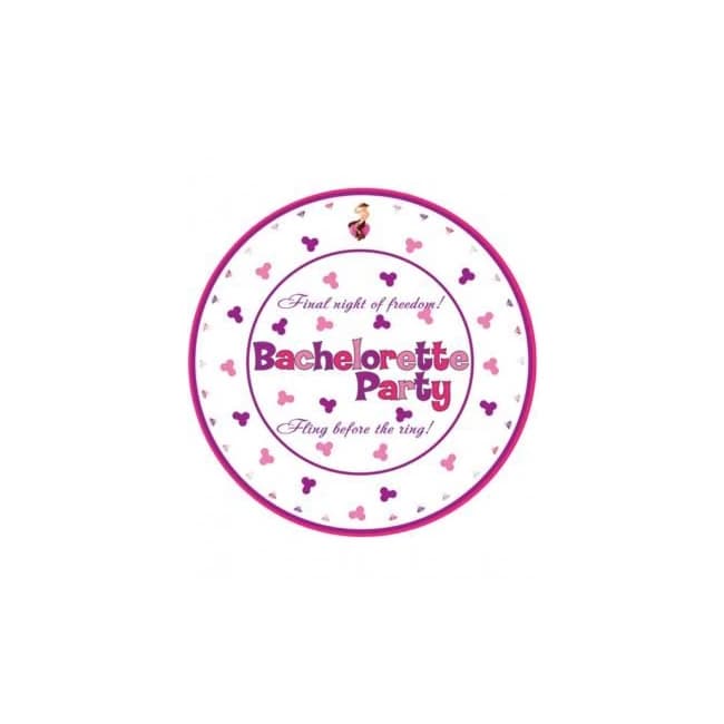 Bachelorette Party 7 Inch Plates 10 Per Pack - Image 1
