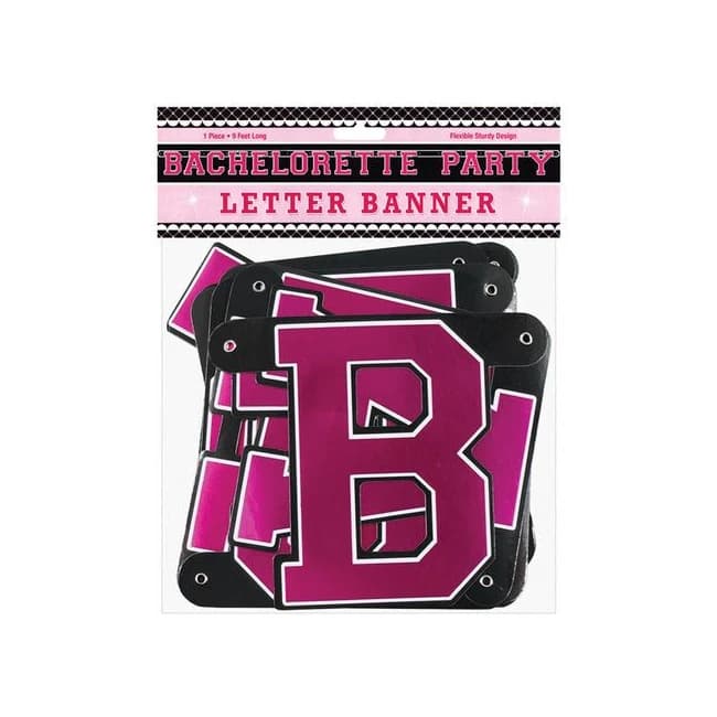 Bachelorette Party Letter Banner - Image 1