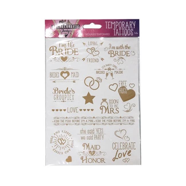 Bachelorette Temporary Tattoos - Image 1