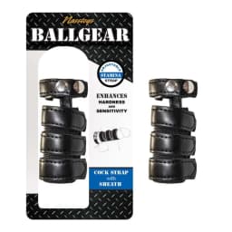 Ballgear Cock Strap with Sheath Black, image 1