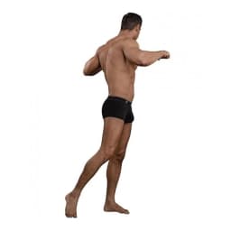Bamboo Low Rise Pouch Enhancer Shorts Black, image 2