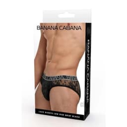 Banana Cabana Lace Night Low Blk, image 1