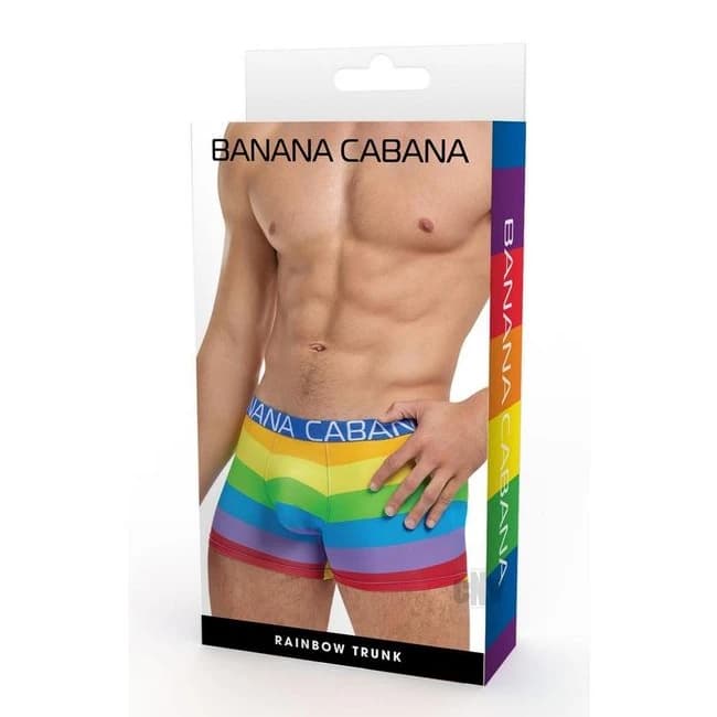 Banana Cabana Trunks Md/lg Rainbow - Image 1
