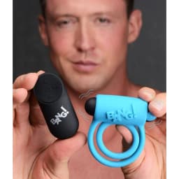 Bang! Silicone Cock Ring & Bullet W/ Remote, image 2