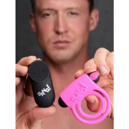 Bang! Silicone Cock Ring & Bullet W/ Remote, image 3