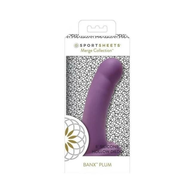Banx Hollow Dildo Plum - Image 1