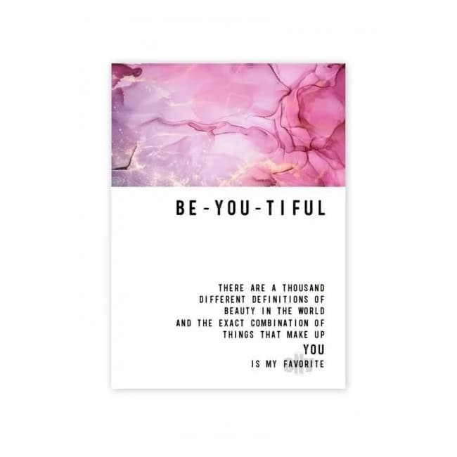 Be -you-tiful Greeting Card - Image 1