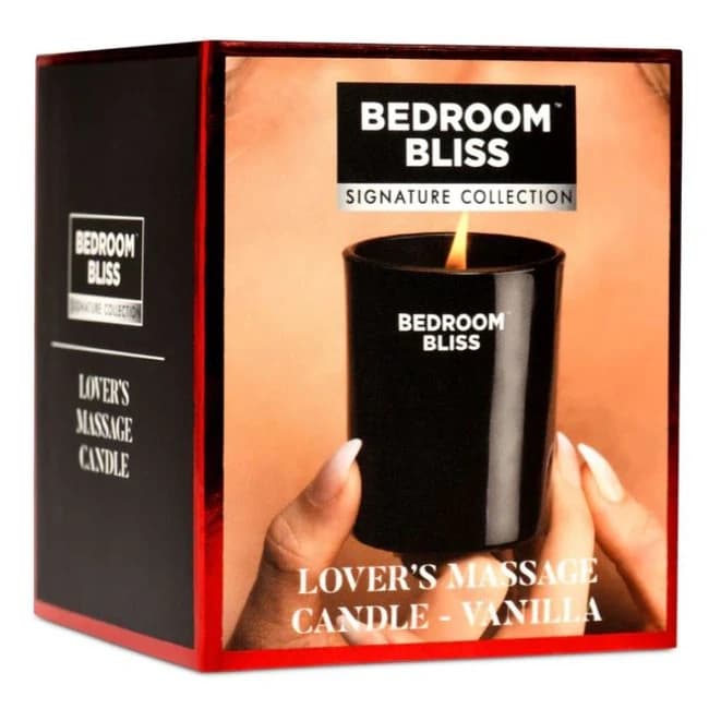 Bedroom Bliss Lovers Massage Candle Vanilla - Image 1