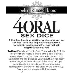 Behind Closed Doors 4 Oral Sex Dice, image 2