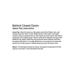 Behind Closed Doors Game, image 3