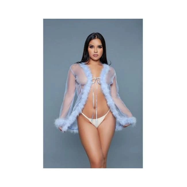 Bewicked Bou Robe Periwinkle O/s - Image 1