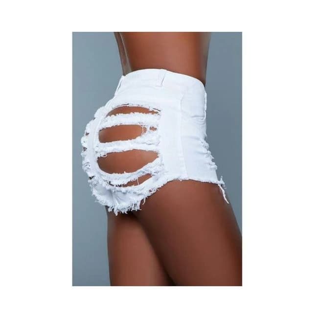 Bewicked Curves for Days Shorts White - Image 1