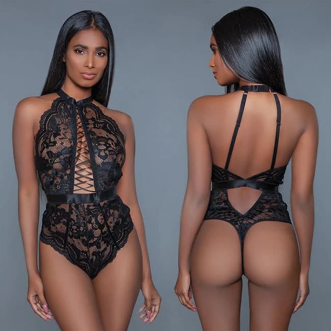 Bewicked Margot Bodysuit-black - Image 1