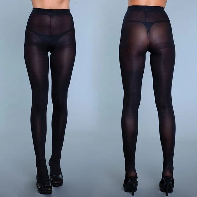 Bewicked Perfect Nylon Pantyhose-black O/s - Image 1