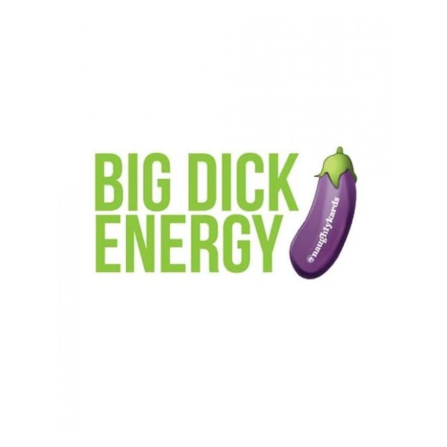 Big Dick Energy Naughty Sticker - Pack of 3 - Image 1