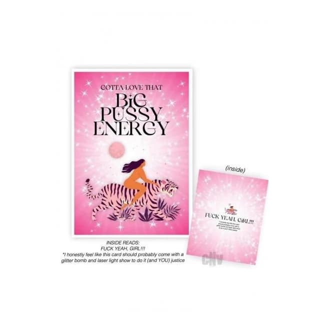 Big Pussy Energy Card - Image 1