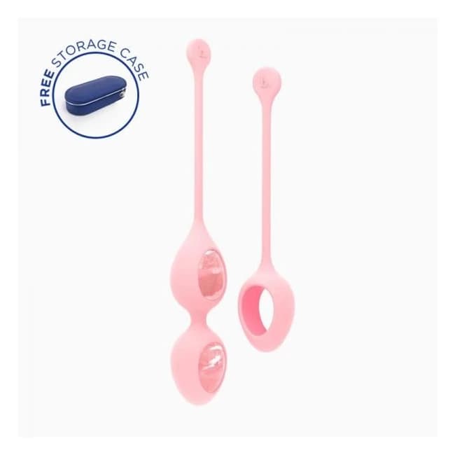 Biird Yonii 2-piece Rose Quartz Eggs Set - Image 1