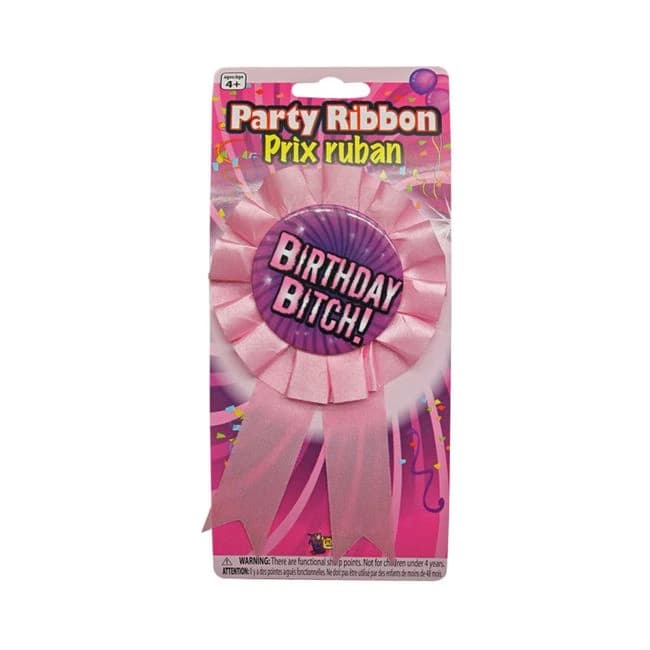 Birthday Bitch Award Ribbon - Image 1