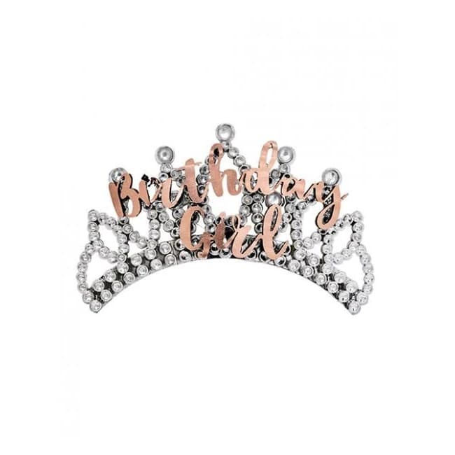 Birthday Girl Tiara - Rose Gold - Image 1