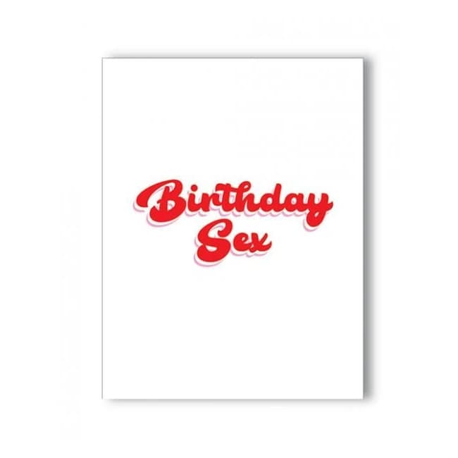 Birthday Sex Naughty Greeting Card - Image 1