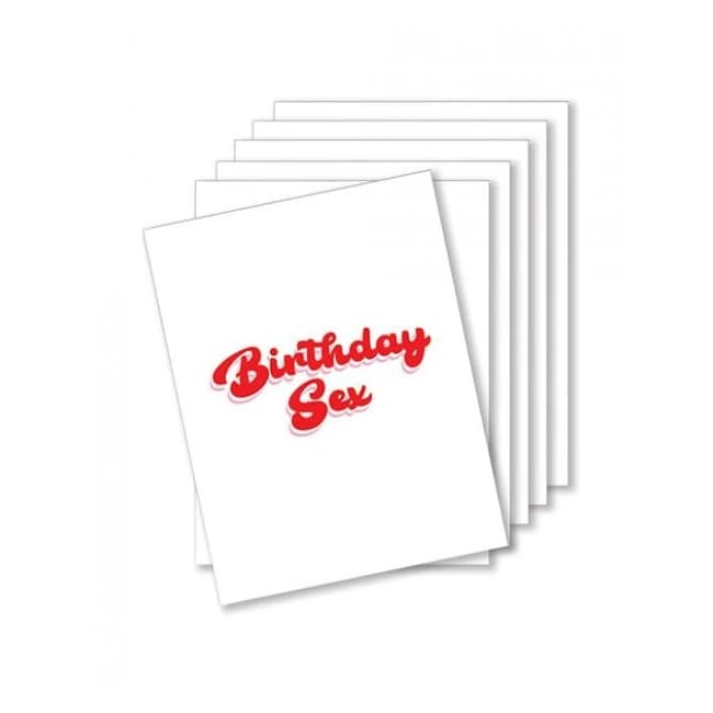Birthday Sex Naughty Greeting Card - Pack of 6 - Image 1
