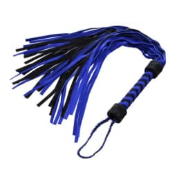 Black and Blue Suede Flogger Bulk, image 1