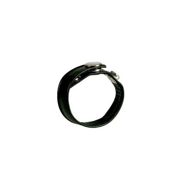 Black Leather Ring - Image 1
