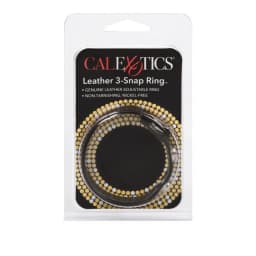 Black Leather Ring - Image 2
